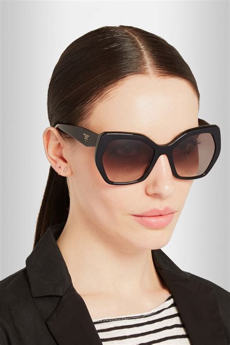 prada black frames|prada black frame sunglasses.